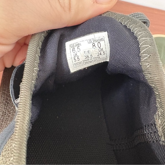 Vans UltraRange AC Knit Sneakers Shoes Green Mens 6.5 Skater Running Lifestyle - Picture 8 of 10